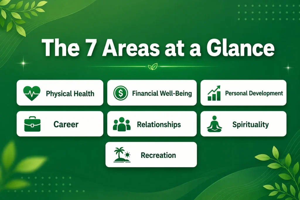 7 Areas of Life for Goal Setting