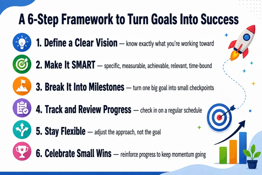 A Step-by-Step Framework for Turning Goals Into Success