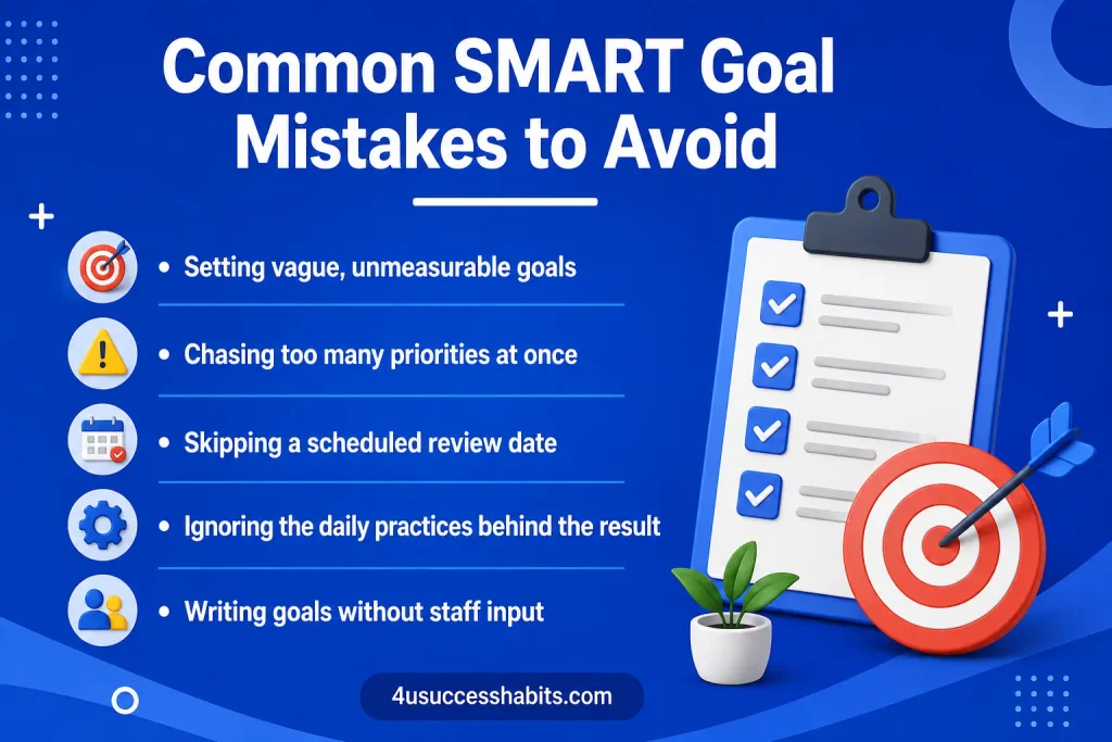 Common Mistakes School Leaders Make With SMART Goals