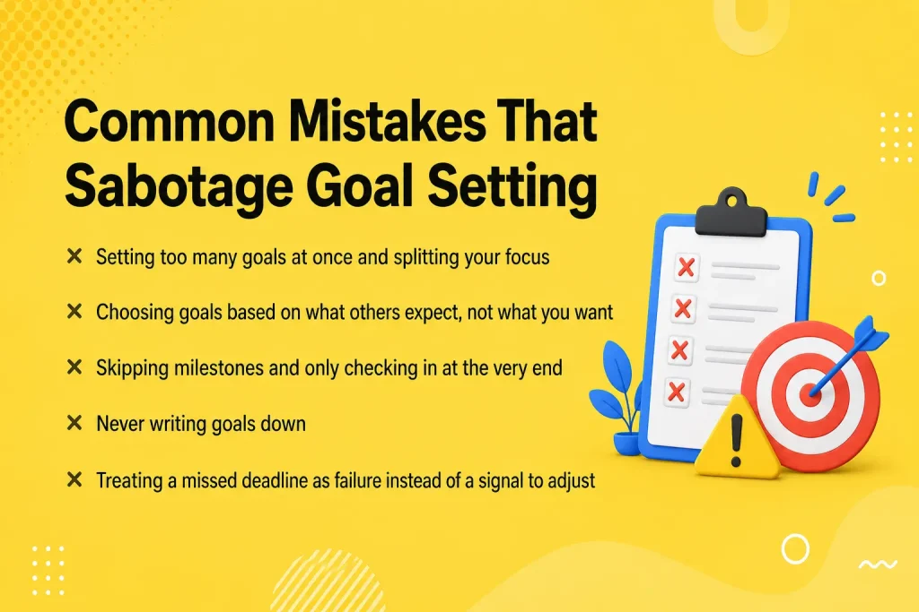 Common Mistakes That Sabotage Goal Setting