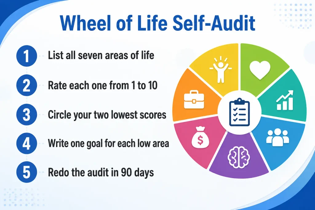 Do a Quick Self-Audit: The Wheel-of-Life Exercise