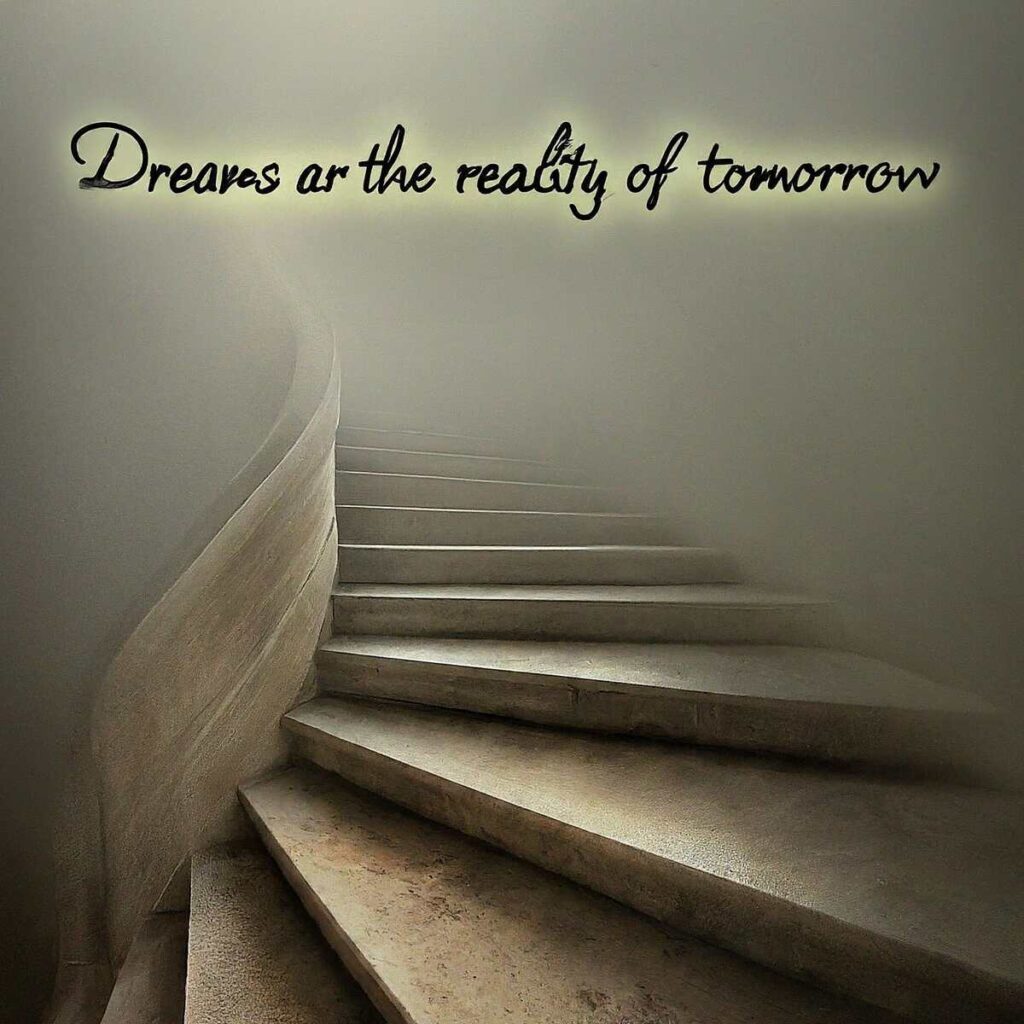 "Dreams are the reality of tomorrow." — Dean Koontz