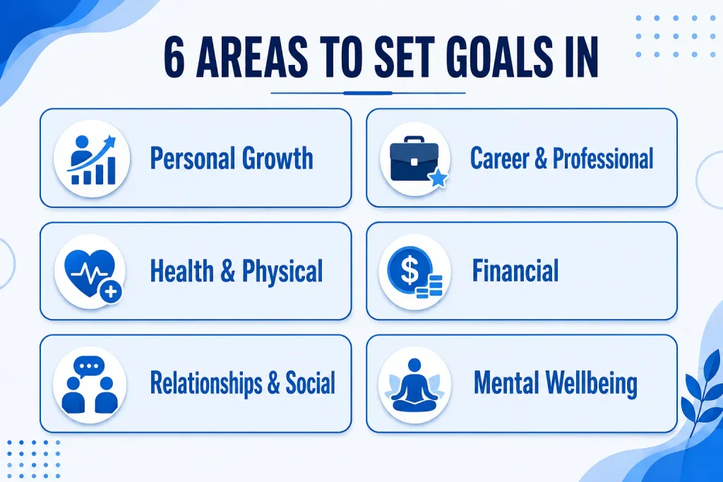 6 area to set goal in