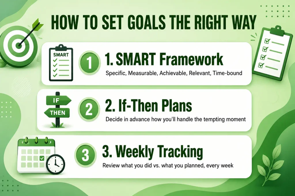 How to Set Goals for Yourself the Right Way