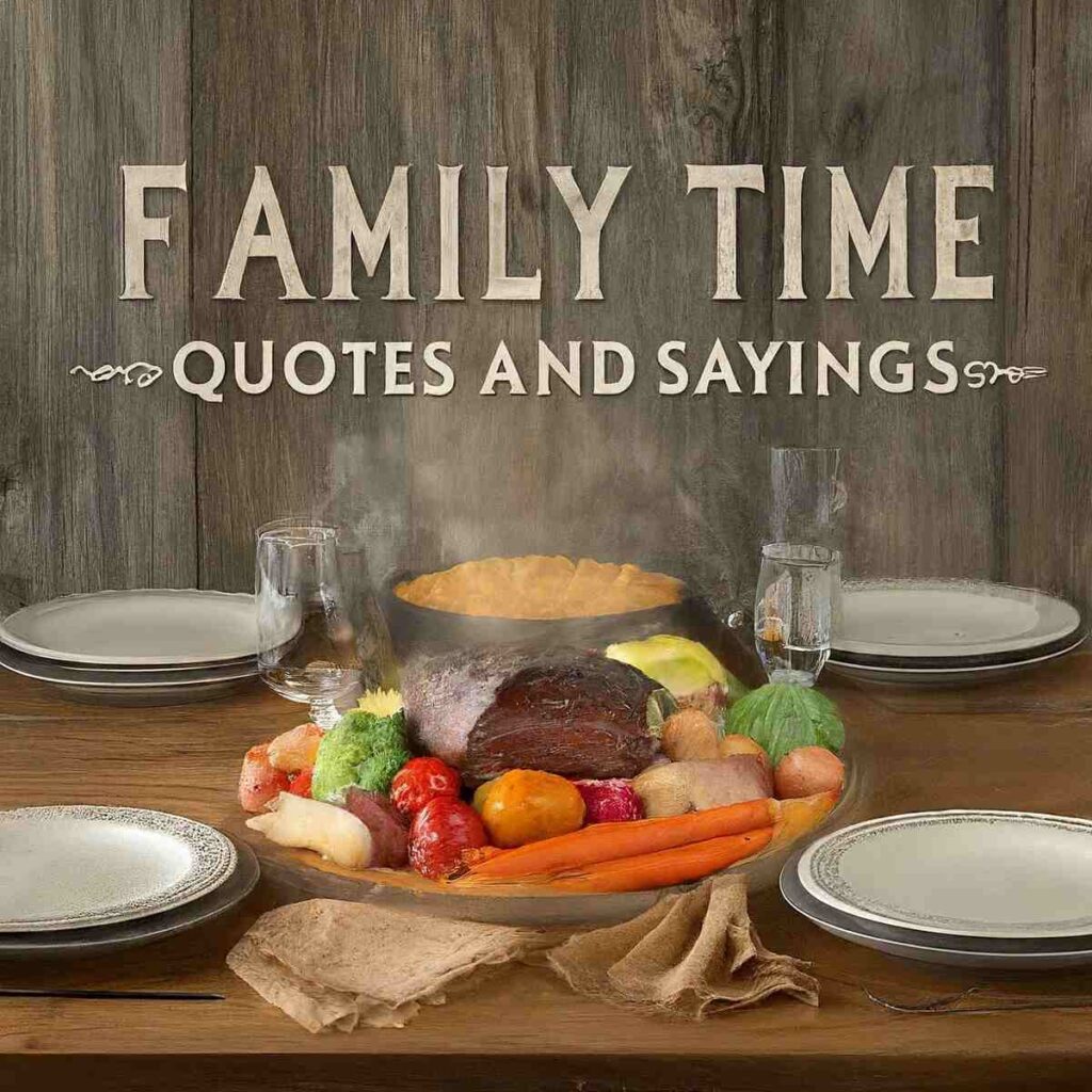 Family Time Quotes and Sayings