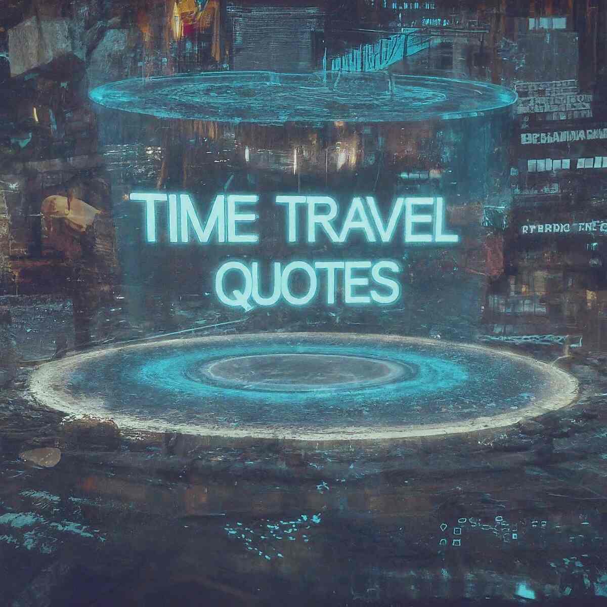 Time travel quotes