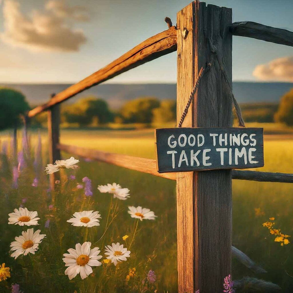 Good Things Take Time Quotes