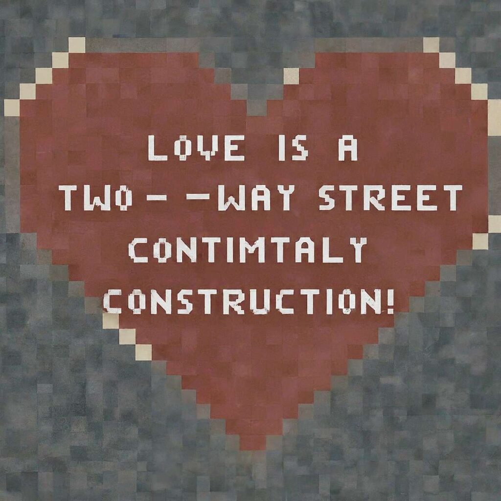 "Love is a two-way street constantly under construction." – Carroll Bryant