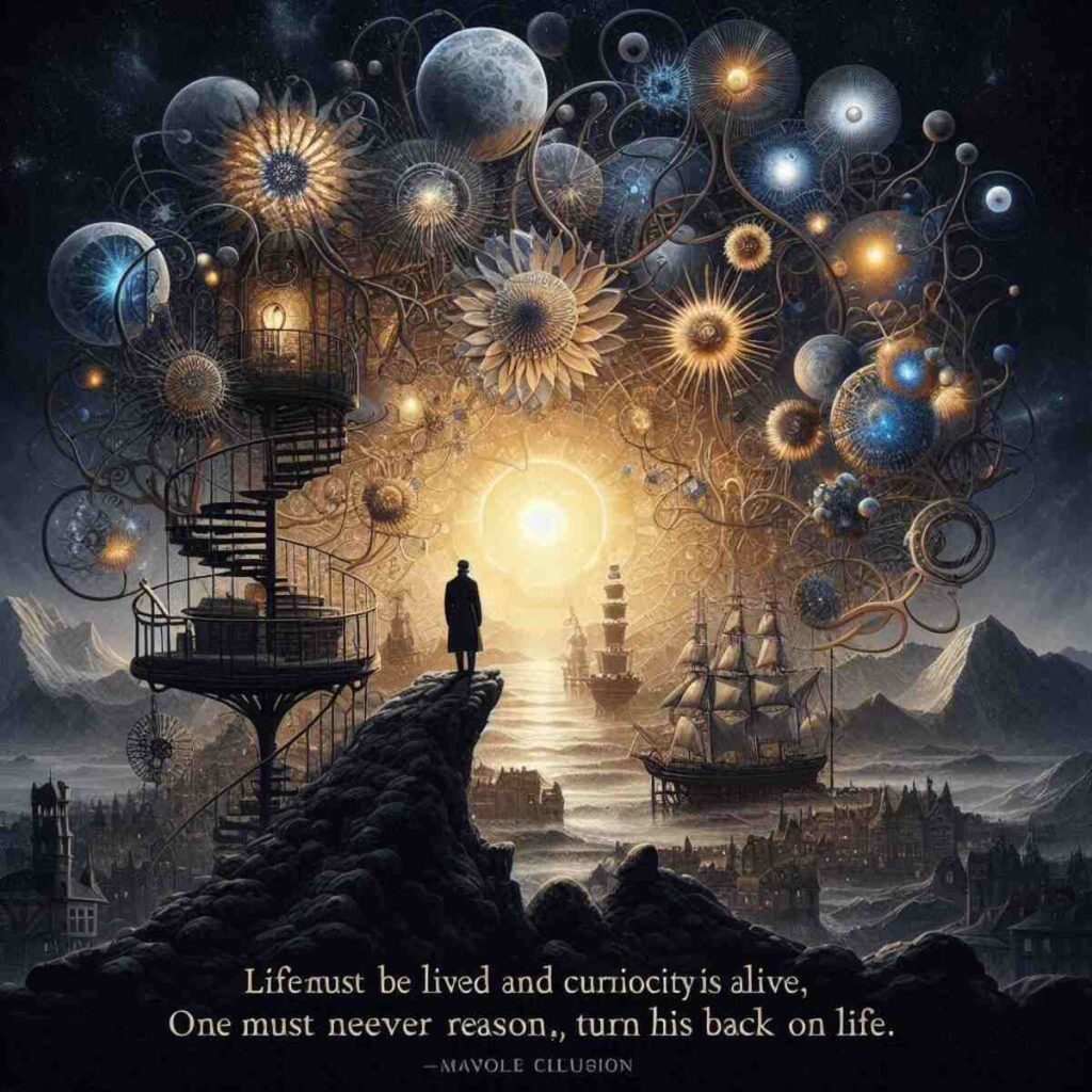 "Life must be lived and curiosity kept alive. One must never, for whatever reason, turn his back on life." – Eleanor Roosevelt