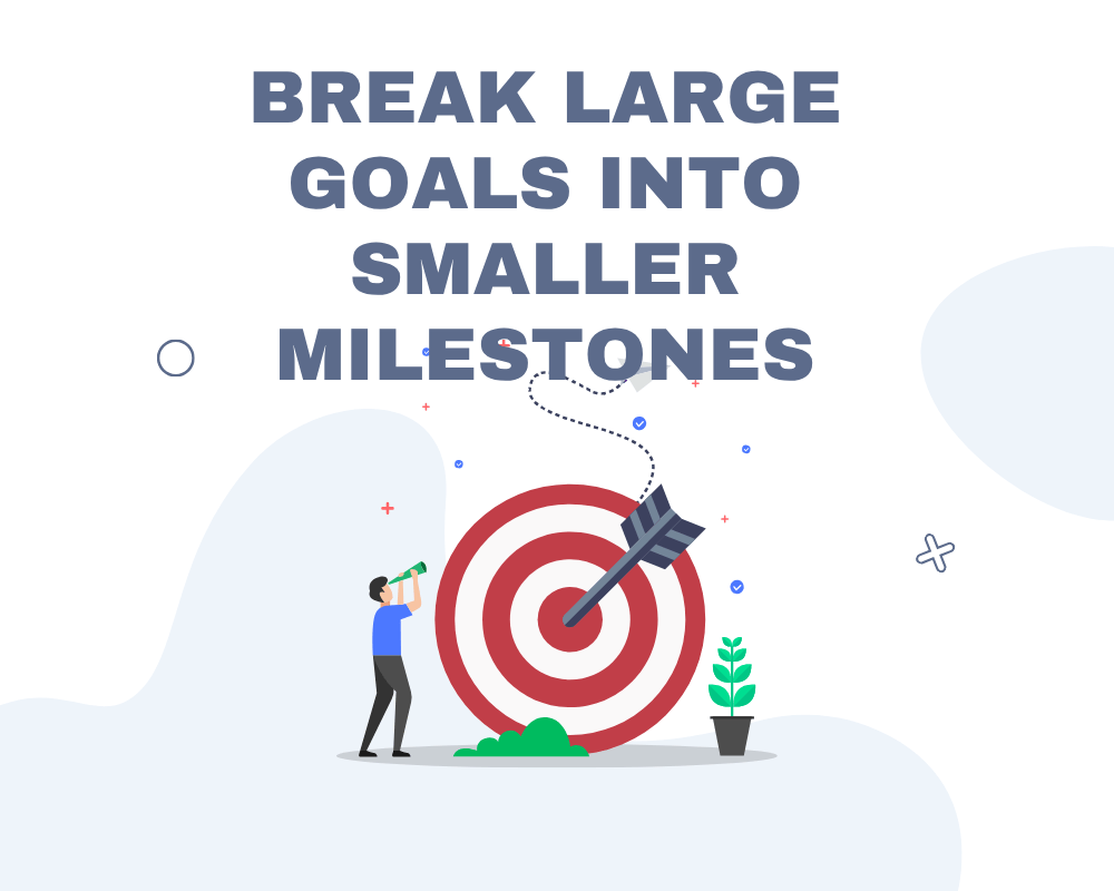Break Large Goals into Smaller Milestones