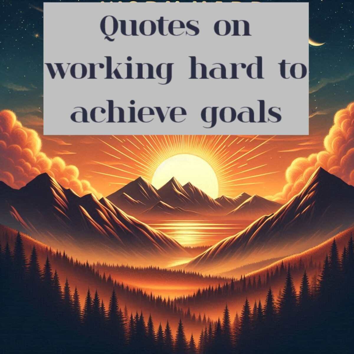 Quotes on working hard to achieve goals