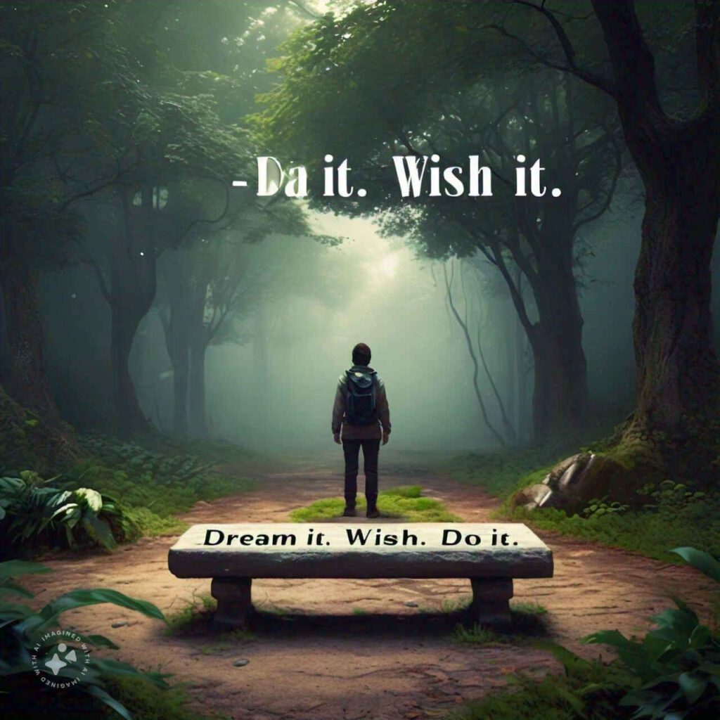 "Dream it. Wish it. Do it." - Unknown