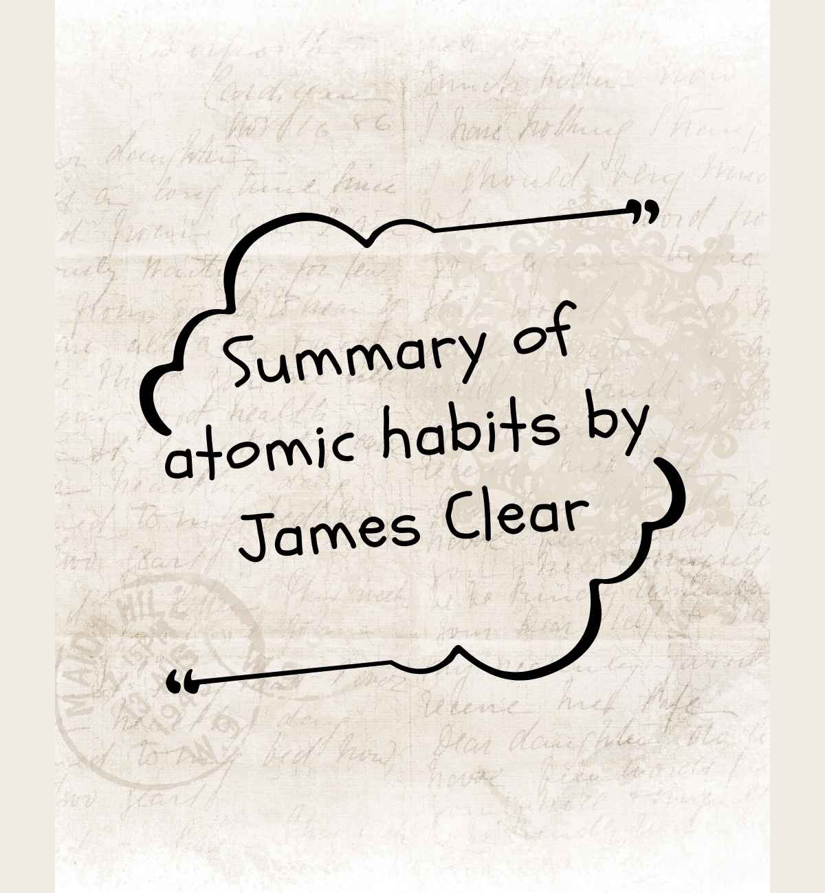 Summary of atomic habits