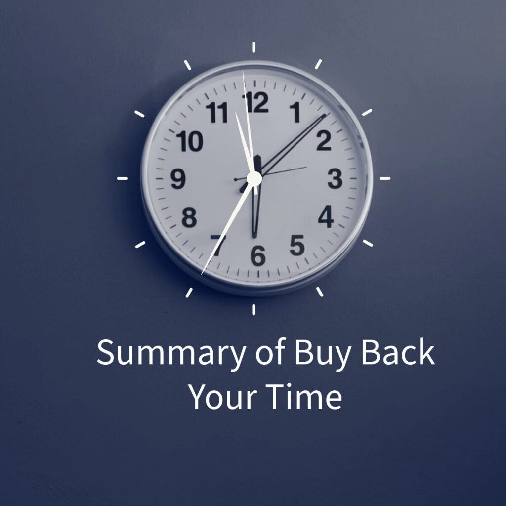 Summary of Buy Back Your Time